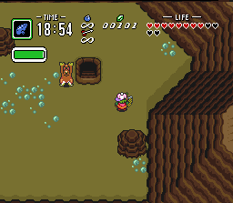 The Mole digs up some treasure atop the mountain.